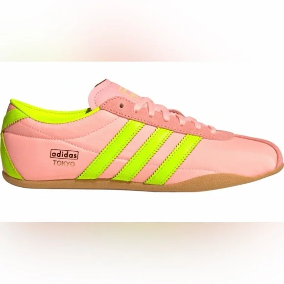 adidas Originals TOKYO Pink and Yellow Sneakers NEW - Picture 3 of 5